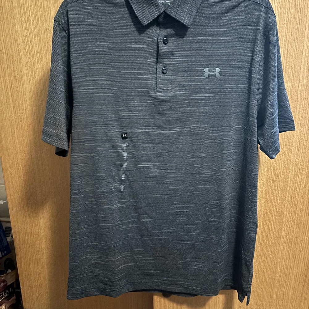 Under Armour Men's Charcoal Polo Shirt